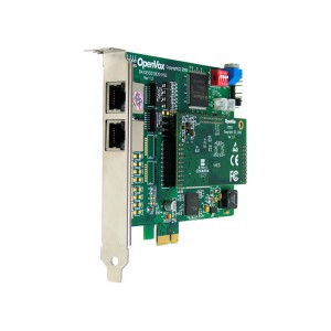 OpenVox DE210E - 2xE1 PCI-E card with EC100-64