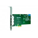 OpenVox DE430E - 4xE1 PCIe card + EC2128 (Adv. v., LP)